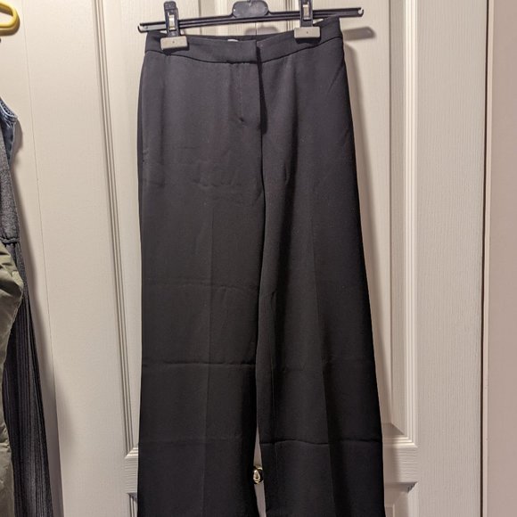 Babaton Black High Waisted Wide-leg trousers 00 - Picture 1 of 4